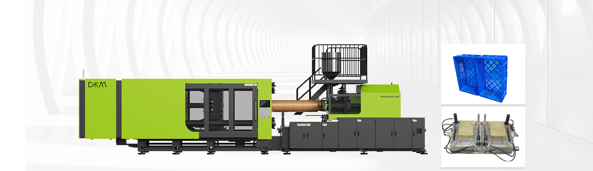 DKM double cavité caisse ligne de Production