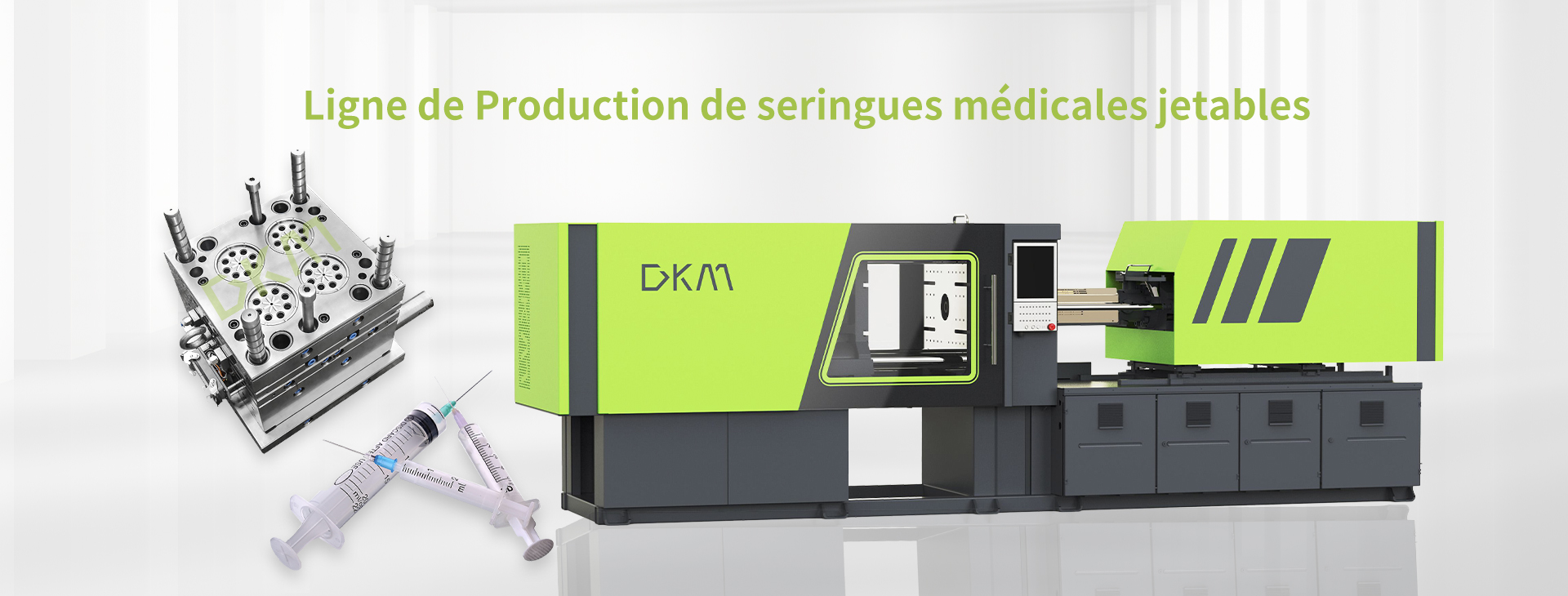 Ligne de production de seringues jetables