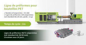 Ligne de production de préformes